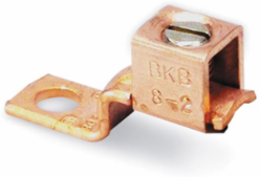 Copper One-Hole Mount Connector, 8 Str-2 Str, 1-15/32 Inch Length
