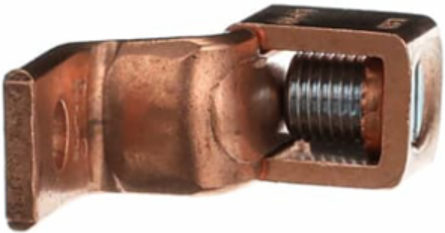 Copper Single-Conductor Connector, 2 Str-1/0 Str, 1-25/32 Inch Length