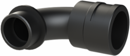 COND FTNG 90DCURV M32 NW29 IP66 BLK