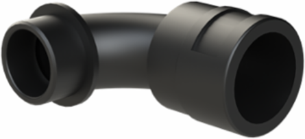 COND FTNG 90DCURV M32 NW29 IP66 BLK