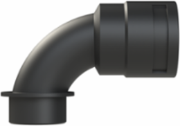 COND FTNG 90DCURV M40 NW36 IP66 BLK