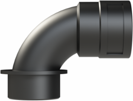 COND FTNG 90DCURV M40 NW29 IP66 BLK