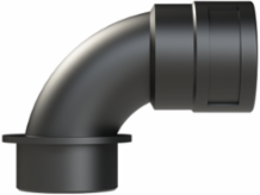 COND FTNG 90DCURV M40 NW29 IP66 BLK