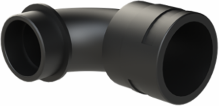 COND FTNG 90DCURV M50 NW48 IP66 BLK