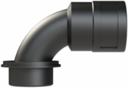 COND FTNG 90DCURV M32 NW23 IP68 BLK