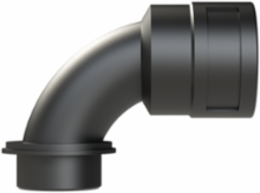 COND FTNG 90DCURV M32 NW29 IP68 BLK