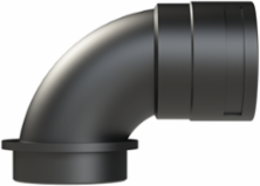 COND FTNG 90DCURV M63 NW48 IP68 BLK