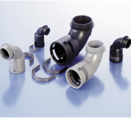 COND FTNG 90DCURV PG48 NW48 IP68BLK