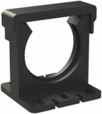 CONDUIT SUPPORT PA6 COMPL NW48 BLK
