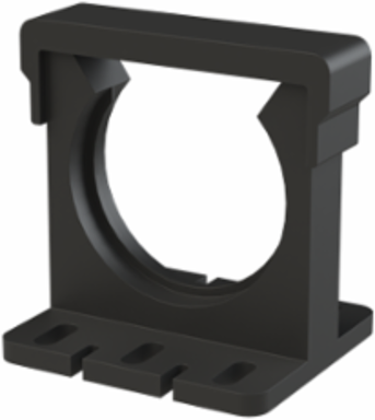 CONDUIT SUPPORT PA6 COMPL NW48 BLK