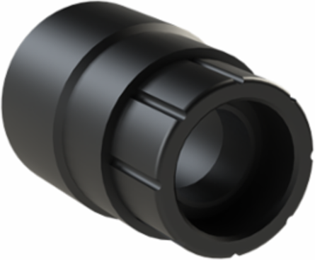 FTNG FEM 1IN NW23 PA6 IP68 BLK