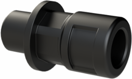 COND FTNG STR M12 NW07 IP66 CSA BLK