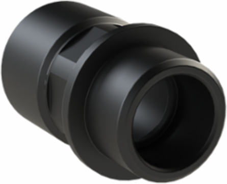 COND FTNG STR M20 NW12 IP66 BLK