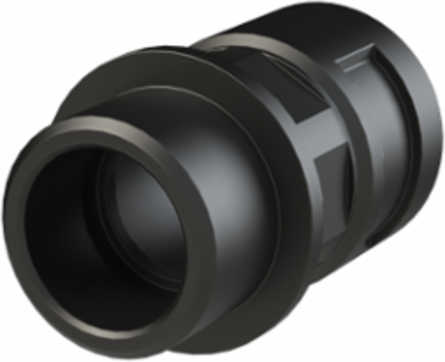 COND FTNG STR M20 NW12 IP66 BLK