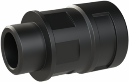 COND FTNG STR M20 NW17 IP66 BLK
