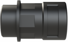 COND FTNG STR M25 NW17 IP66 BLK