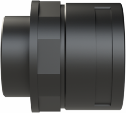 COND FTNG STR M50 NW48 IP68 CSA BLK