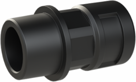 COND FTNG STR 1/2NPT NW12 IP68 BLK