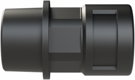 COND FTNG STR 1/2NPT NW12 IP68 BLK
