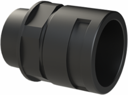 CONDFTNG STR 1-1/4NPT NW36 IP68 BLK