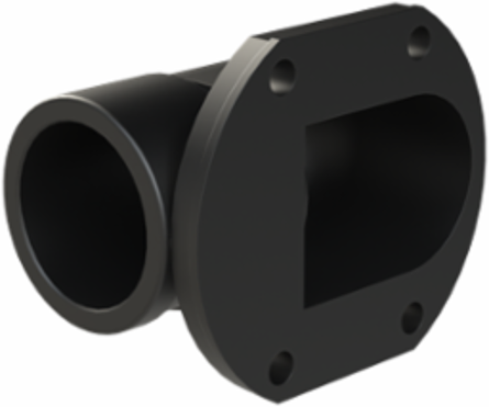 COND FTNG 90DFLNG NW29 IP66 BLK
