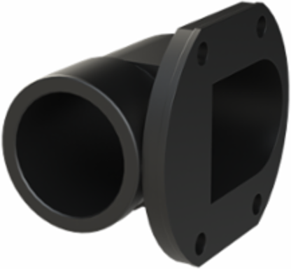 COND FTNG 90DFLNG NW29 IP66 BLK