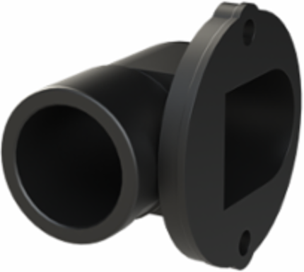 COND FTNG 90DFLNG NW23 IP68 BLK