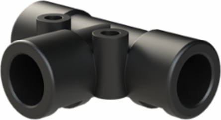 T-CONN 1PC 3X NW10 PA6 IP68 BLK