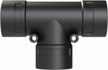 T-CONN 1PC 3X NW36 PA6 IP68 BLK