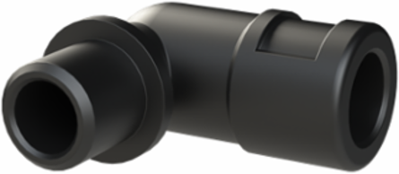 COND FTNG 90D M12 NW07 IP66 CSA BLK