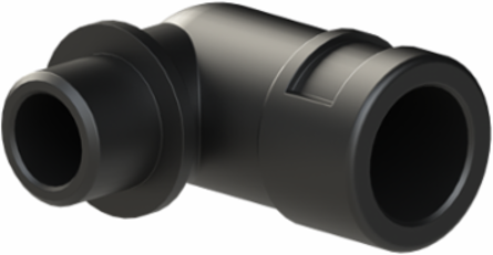 COND FTNG 90D M16 NW12 IP66 CSA BLK