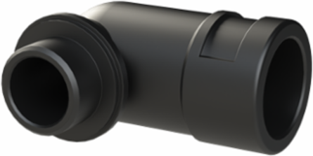 COND FTNG 90D M20 NW17 IP68 CSA BLK