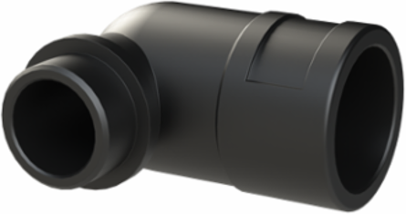 COND FTNG 90D M25 NW23 IP68 CSA BLK