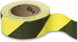 SSTK VINYL CLOTH TAPE BLK/YEL STP 3
