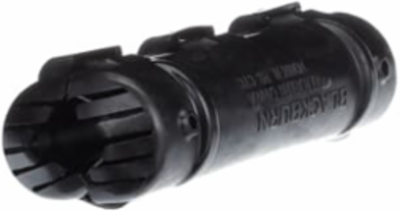 Insulployp Cinch Cover for D Die Connectors Up to 2-1/2 Inch Long, Black Polypropylene