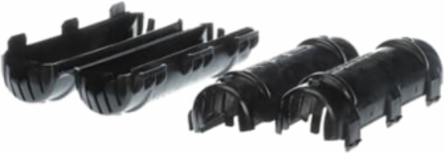 Insulployp Cinch Cover for D Die Connectors Up to 2-1/2 Inch Long, Black Polypropylene