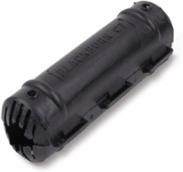 Type C Compression Connector Cover 2 Inch x 7-1/4 Inch Black Polypropylene