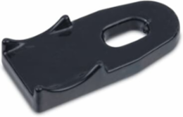 PVC CTD CLAMP BACK SPACER 1IN GRY