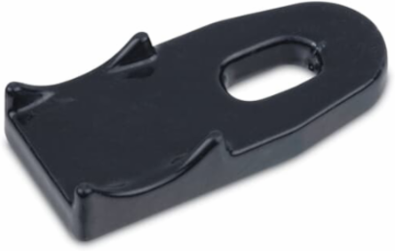 PVC CTD CLAMP BACK SPACER 1IN WHT