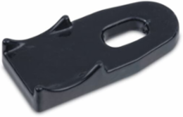 PVC CTD CLAMP BACK SPACER 1IN WHT