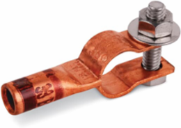 E-Z-Ground Copper Compression Ground Clamp 1/0 AWG 5/8 Inch, 3/4 Inch