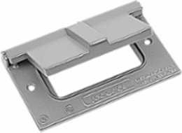 Aluminum Weatherproof Receptacle Cover, 10x6.7x6.1 Inch, GFI Device Mount