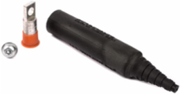 Aluminum Multi-Port Connector, 4 Compression, Black, Flood Seal