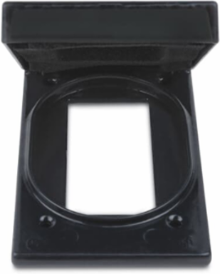 PVC CTD VERT MNT GFCI BOX CVR AL GR