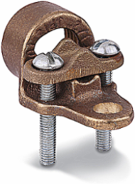 Ground Clamp, Conductor Size #10-2/0, Rugged Cast-Bronze, 10.7x10x7.8 Inch
