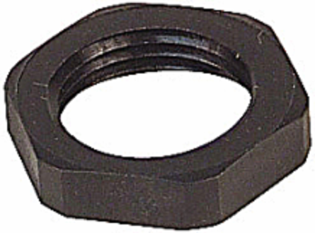 Plastic Locknut for Conduit Fitting, 3/8 Inch, 100 Pieces