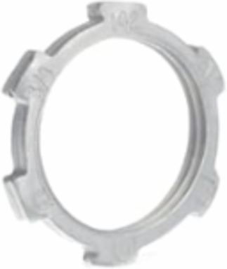 3/4 Inch Aluminum Locknut for Rigid/IMC Conduit, 200 Pieces