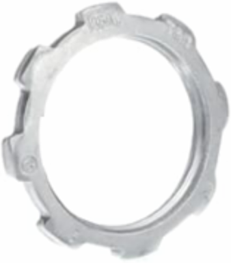 1 Inch Aluminum Locknut for Rigid/IMC Conduit, 100 Pieces