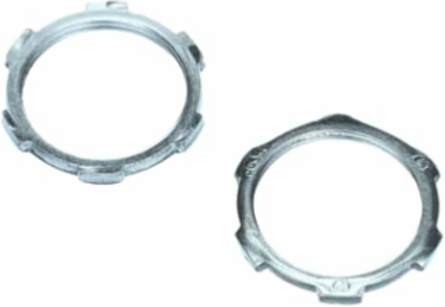 1-1/4 Inch Steel Locknut for Rigid/IMC Conduit Fitting, 50 Pieces