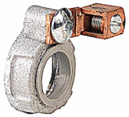 3/4 Inch Insulated Ground Bushing, Aluminum with Solid Copper Lug, CSA Certified